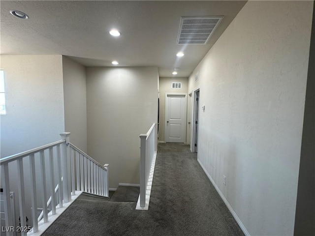 933 Kimbark Ave, Las Vegas, NV 89148 - corridor featuring an upstairs landing, carpet floors, recessed lighting, and baseboards