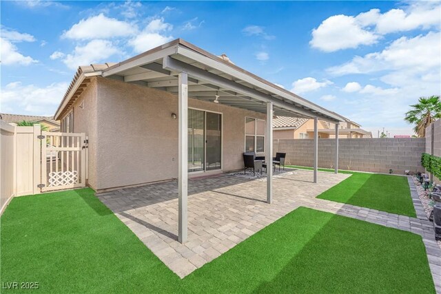 2633 Spider Cactus Ct, Las Vegas, NV 89106 - view of patio / terrace featuring a gate
