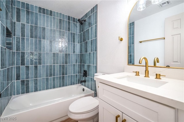 1731 Sherwin Ln, Las Vegas, NV 89156 - full bathroom featuring vanity, toilet, and bathing tub / shower combination