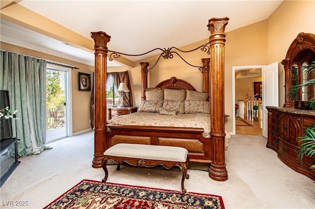 10798 Tapestry Winds St, Las Vegas, NV 89141 - carpeted bedroom featuring access to exterior and baseboards