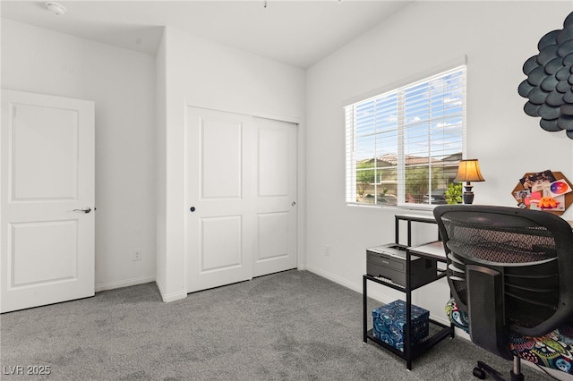 10951 Stone Crossing Ave, Las Vegas, NV 89166 - home office featuring carpet floors and baseboards