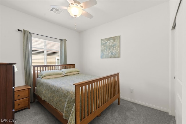 10951 Stone Crossing Ave, Las Vegas, NV 89166 - bedroom featuring carpet floors, ceiling fan, and baseboards