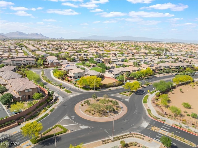 10315 Turia Gardens Rd, Las Vegas, NV 89135 - aerial perspective of suburban area with a mountainous background