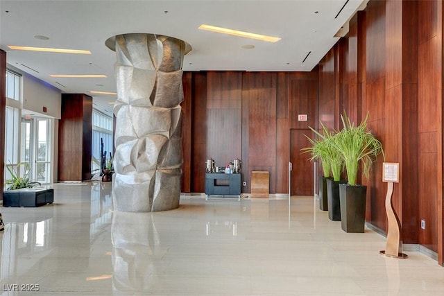 4525 Dean Martin Dr Unit 2901, Las Vegas, NV 89103 - building lobby featuring wood walls