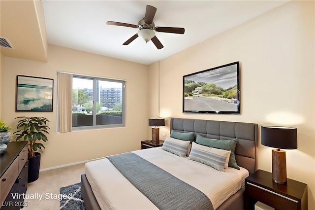 8255 Las Vegas Blvd Unit 117, Las Vegas, NV 89123 - carpeted bedroom featuring baseboards and a ceiling fan