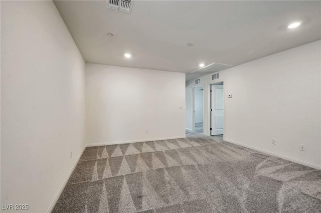 5398 Robinera Ct, Las Vegas, NV 89166 - carpeted spare room with recessed lighting and baseboards