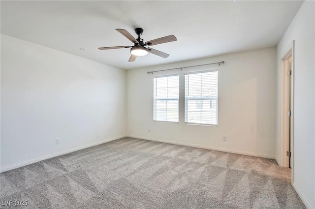 5398 Robinera Ct, Las Vegas, NV 89166 - spare room featuring carpet floors, ceiling fan, and baseboards