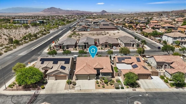 1008 New Creek Ave, Henderson, NV 89015 - aerial perspective of suburban area with a mountainous background