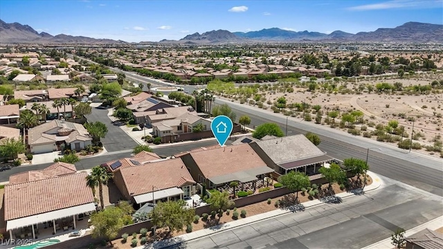 1008 New Creek Ave, Henderson, NV 89015 - aerial view of residential area with mountains