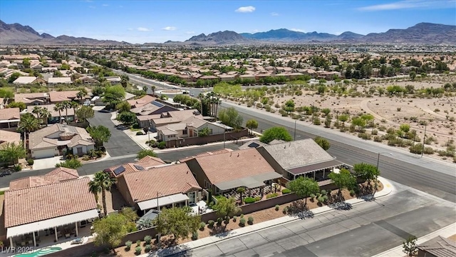 1008 New Creek Ave, Henderson, NV 89015 - aerial perspective of suburban area with a mountain backdrop