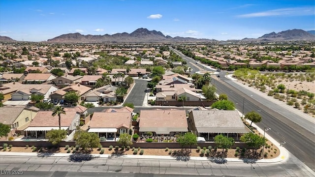 1008 New Creek Ave, Henderson, NV 89015 - aerial perspective of suburban area featuring a mountain backdrop