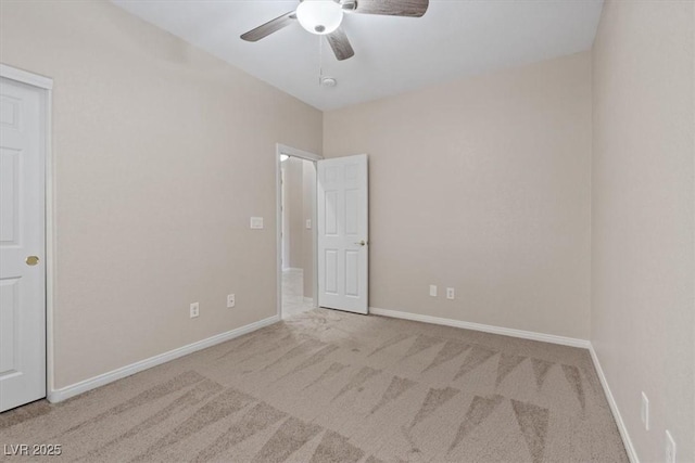 1008 New Creek Ave, Henderson, NV 89015 - unfurnished bedroom with carpet, baseboards, and ceiling fan
