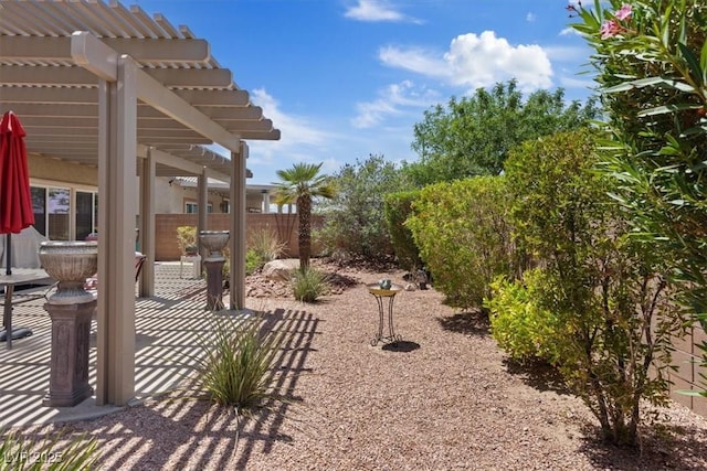 1008 New Creek Ave, Henderson, NV 89015 - view of yard featuring a pergola and a patio