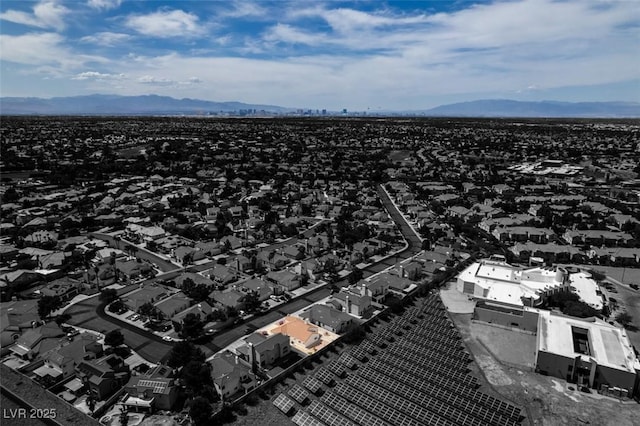 6 Sandwedge Dr, Henderson, NV 89074 - aerial view of residential area with a mountainous background