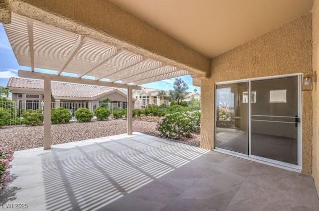 10421 Linfield Pl, Las Vegas, NV 89134 - view of patio / terrace with a pergola