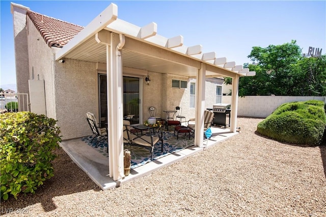 8437 Cinnamon Hill Ave, Las Vegas, NV 89129 - back of house featuring stucco siding, a patio, and a tile roof
