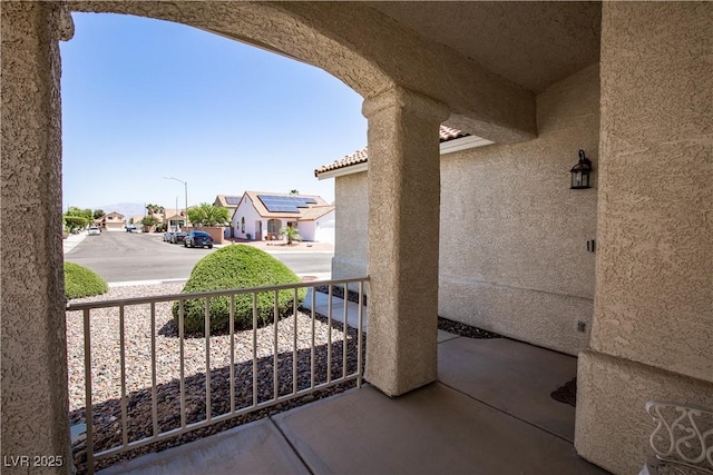 8437 Cinnamon Hill Ave, Las Vegas, NV 89129 - view of patio with a residential view