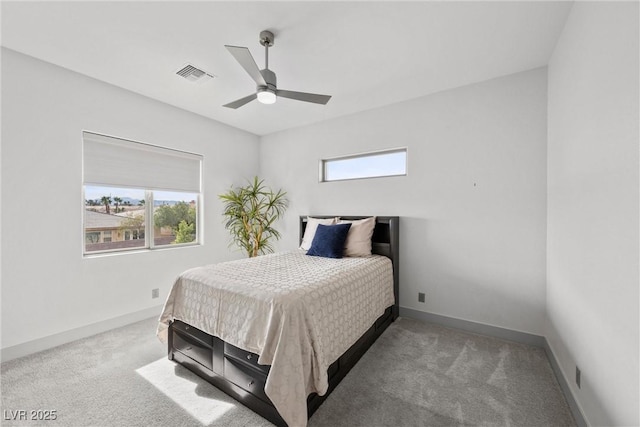 4050 N Tomsik St, Las Vegas, NV 89129 - carpeted bedroom featuring ceiling fan and baseboards