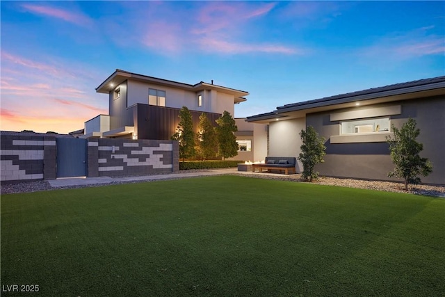 4050 N Tomsik St, Las Vegas, NV 89129 - rear view of house with stucco siding