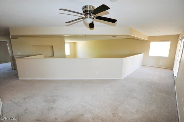 5808 Amber Station Ave, Las Vegas, NV 89131 - unfurnished room with carpet flooring, plenty of natural light, and ceiling fan
