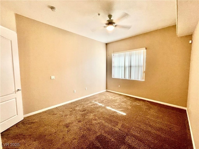 62 E Serene Ave Unit 115, Las Vegas, NV 89123 - carpeted spare room with ceiling fan, baseboards, and a smoke detector