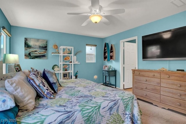 759 Star Apple Ln, Las Vegas, NV 89178 - bedroom featuring carpet floors and a ceiling fan