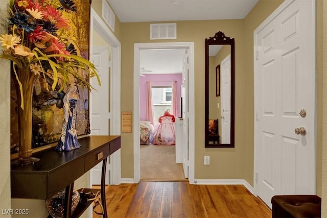 759 Star Apple Ln, Las Vegas, NV 89178 - corridor with wood-type flooring and baseboards