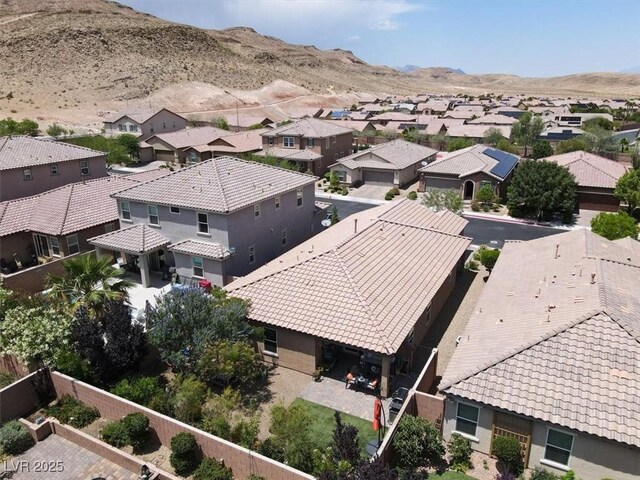 759 Star Apple Ln, Las Vegas, NV 89178 - aerial perspective of suburban area with a mountainous background