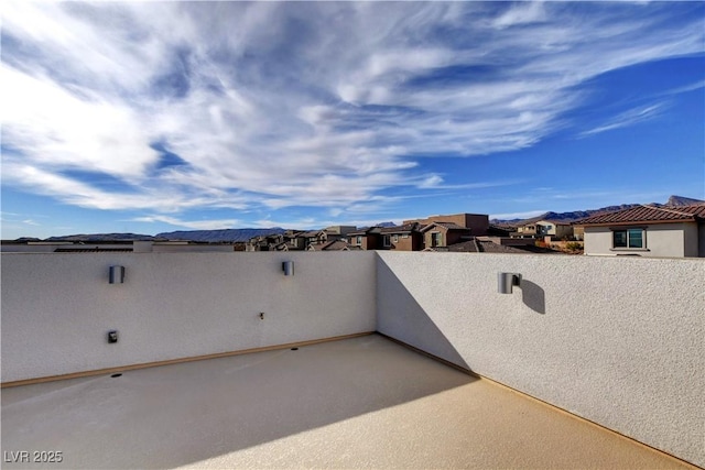 4 Lomita Heights Dr, Las Vegas, NV 89138 - view of patio / terrace with a residential view and a balcony