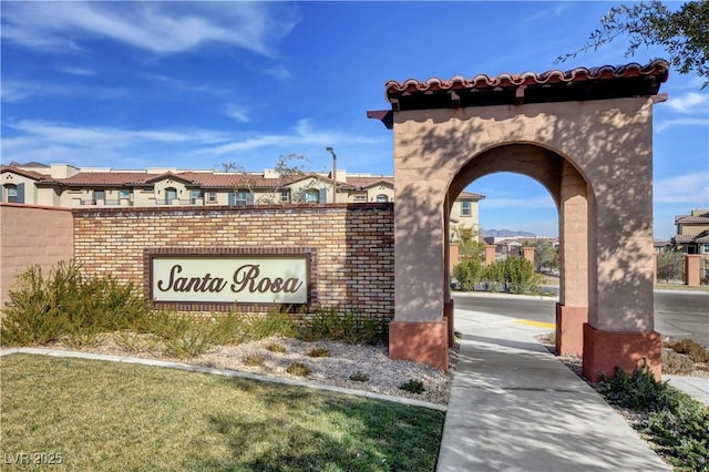 4 Lomita Heights Dr, Las Vegas, NV 89138 - community sign with a residential view