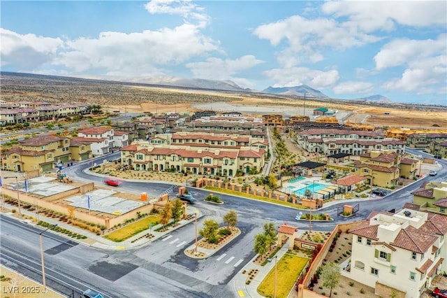 4 Lomita Heights Dr, Las Vegas, NV 89138 - bird's eye view of a mountainous background