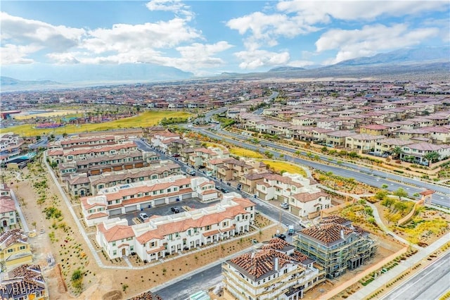 4 Lomita Heights Dr, Las Vegas, NV 89138 - aerial perspective of suburban area featuring a mountainous background