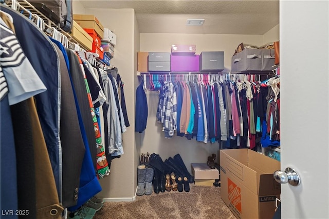 1906 Desert Sage Ave, North Las Vegas, NV 89031 - walk in closet featuring carpet flooring