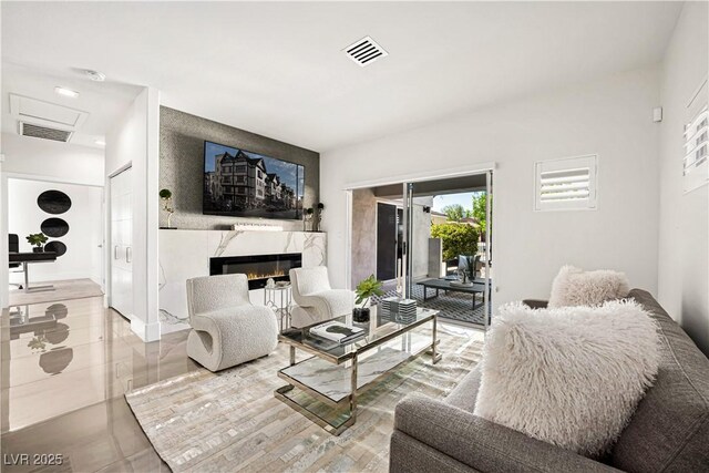 10532 Redwood Ash Ave, Las Vegas, NV 89144 - living room with a high end fireplace