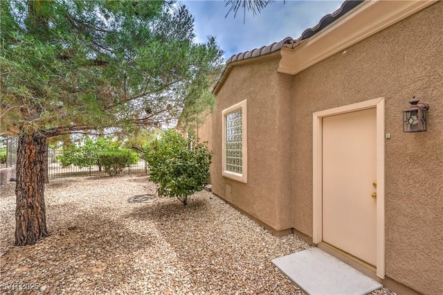 5162 Estasi St, Las Vegas, NV 89135 - view of exterior entry featuring stucco siding