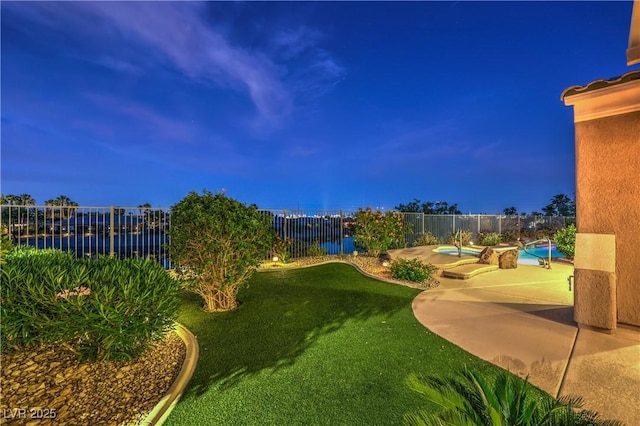 5162 Estasi St, Las Vegas, NV 89135 - view of yard with a patio