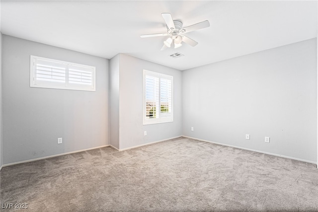 2482 Denholme St, Henderson, NV 89044 - spare room with a ceiling fan, carpet, and baseboards