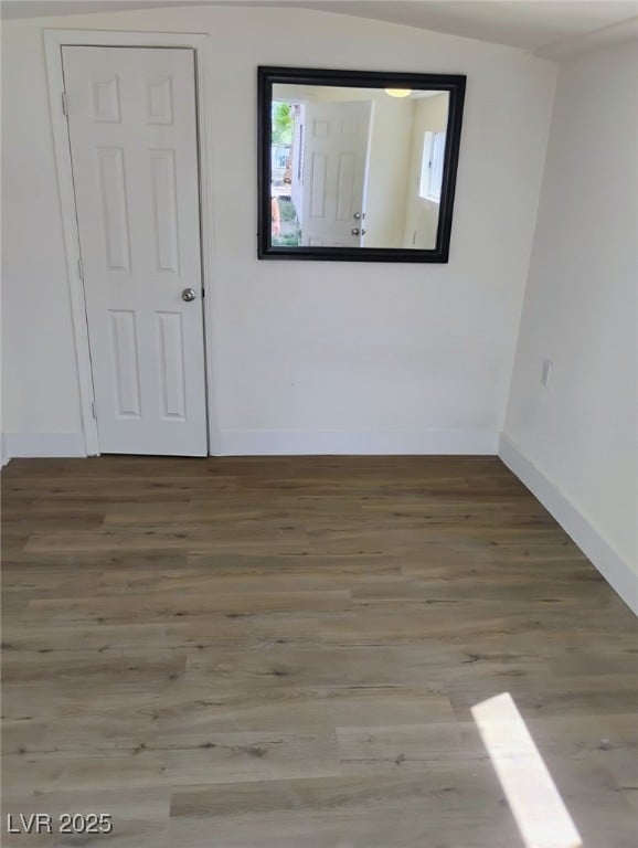 4525 Fulton Pl, Las Vegas, NV 89107 - empty room with wood finished floors and baseboards