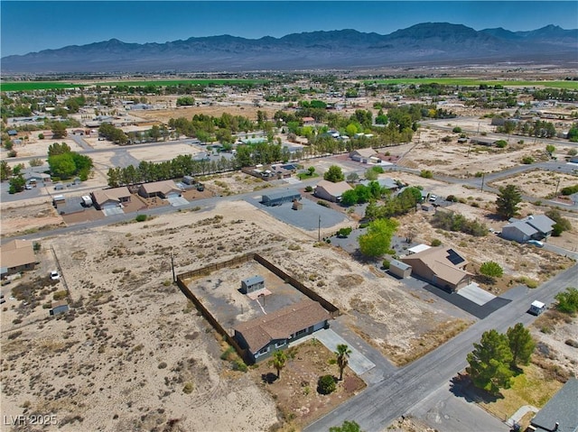 1190 W Sierra Vista Cir, Pahrump, NV 89060 - aerial view of mountains and a desert landscape