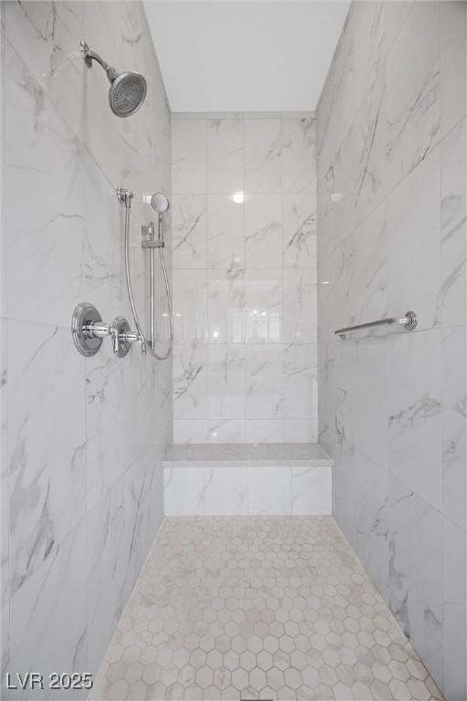 6700 Regency Stone Way, Las Vegas, NV 89148 - full bath with a marble finish shower