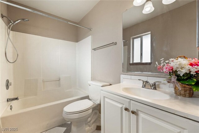 480 China St, Pahrump, NV 89048 - full bath featuring toilet, vanity, and washtub / shower combination
