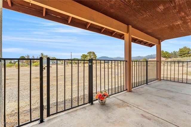 480 China St, Pahrump, NV 89048 - view of patio / terrace featuring a mountain view