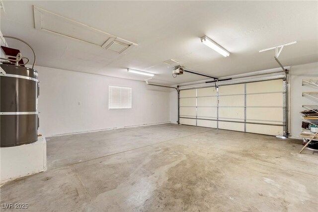480 China St, Pahrump, NV 89048 - garage featuring a garage door opener and secured water heater