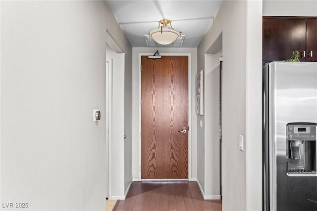 8255 Las Vegas Blvd Unit 1219, Las Vegas, NV 89123 - hall featuring wood finished floors and baseboards