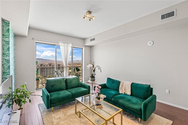 8255 Las Vegas Blvd Unit 1219, Las Vegas, NV 89123 - living area with wood finished floors and baseboards
