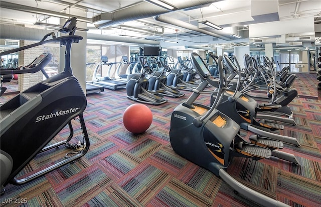 8255 Las Vegas Blvd Unit 1219, Las Vegas, NV 89123 - gym featuring carpet flooring