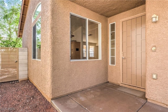 202 Twin Creek St, Henderson, NV 89074 - property entrance featuring stucco siding and a patio
