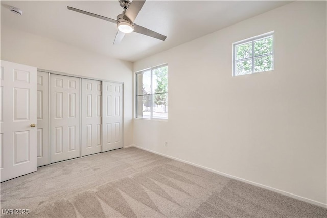 202 Twin Creek St, Henderson, NV 89074 - unfurnished bedroom with carpet floors, multiple windows, baseboards, and a closet