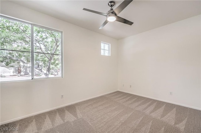 202 Twin Creek St, Henderson, NV 89074 - spare room featuring ceiling fan, carpet, and baseboards