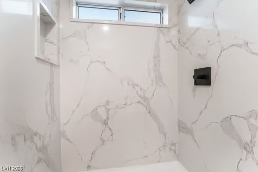 2553 Showcase Dr, Las Vegas, NV 89134 - bathroom with a marble finish shower